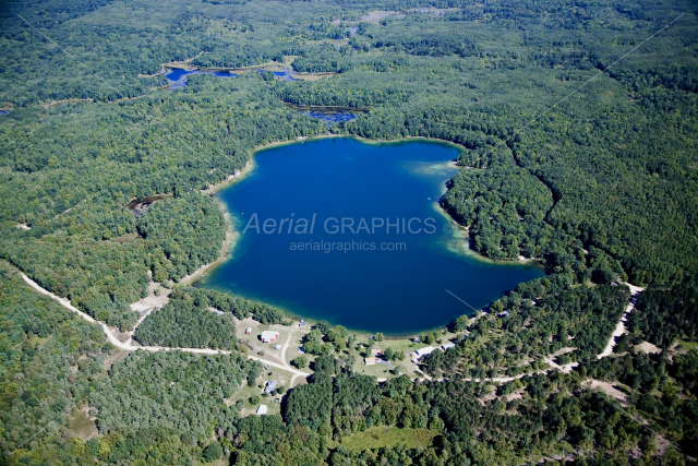 Strawberry Lake in Osceola County, Michigan